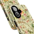 thumbnail image 2 of Vintage Floral Pattern Phone Case, Delicate Pink & Yellow Watercolor Flowers with Green Vines, Protective Cover for iPhone 16 15 14 13 12 11 Pro Max Mini, 2 of 6