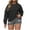 Black, variant on Crew Neck Sweatshirts for Women Pullover Long Sleeve Tops Solid Color Casual Fitted Sweatshirt