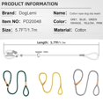 thumbnail image 4 of CHUANK Dog Leash Slip Rope Lead Leash Strong Heavy Duty Braided Rope No Pull Training Lead Leashes for Medium Large Dogs, 4 of 5
