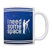 ThisWear Galaxy Mug I Need Some Space Camp Mug Adventure Mug Camping Present Camping Novelty Gifts Astronomy for Stargazers 11 ounce Coffee Mug Galaxy