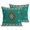 Turquoise, variant on Throw Pillow Covers 18x18 Inch Set of 2 Turquoise Tribal Geometric Decorative Pillows Cushion Case Soft Square Pillowcases Vintage Boho Native Abstract Throw Pillows for Couch Sofa Bed Chair Decor