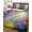 Pink, Green, Gold, variant on Twin XL Quilt Bedding Set, Spring Tree Reversible Summer Quilt 3 Pieces, Forest Sunbeams Floral Botanical Lightweight Bedspreads Coverlets with 2 Pillow Shams for All Seasons