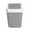 Grey, variant on MOQIN 3.7 Gallon Trash Can, Plastic Swing Top Kitchen Garbage Trash Can,Swing Top Waste Container for Home and Kitchen, Easy Access Disposal and Slim Modern Trash Can with Lid