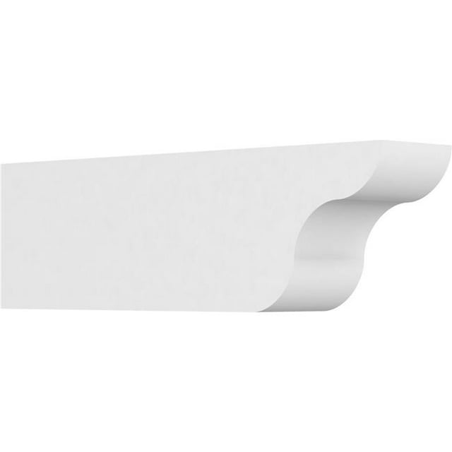 Ekena Millwork RFTP04X06X20CAR 6 x 4 x 20 Po Carmel Standard Architecture Qualité PVC Chevrons Queue