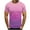 Purple, variant on Men's Casual Print Short Sleeve Tops Round Neck Curved Hem Tee Shirts Gold 6(S)