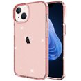 thumbnail image 5 of Jiahe Cover For iPhone 14,6.1 inchwith Support Wireless Charging,Slin Soft Shockproof Bling Glitter Transparent TPU Back Case Cover,Pink, 5 of 6