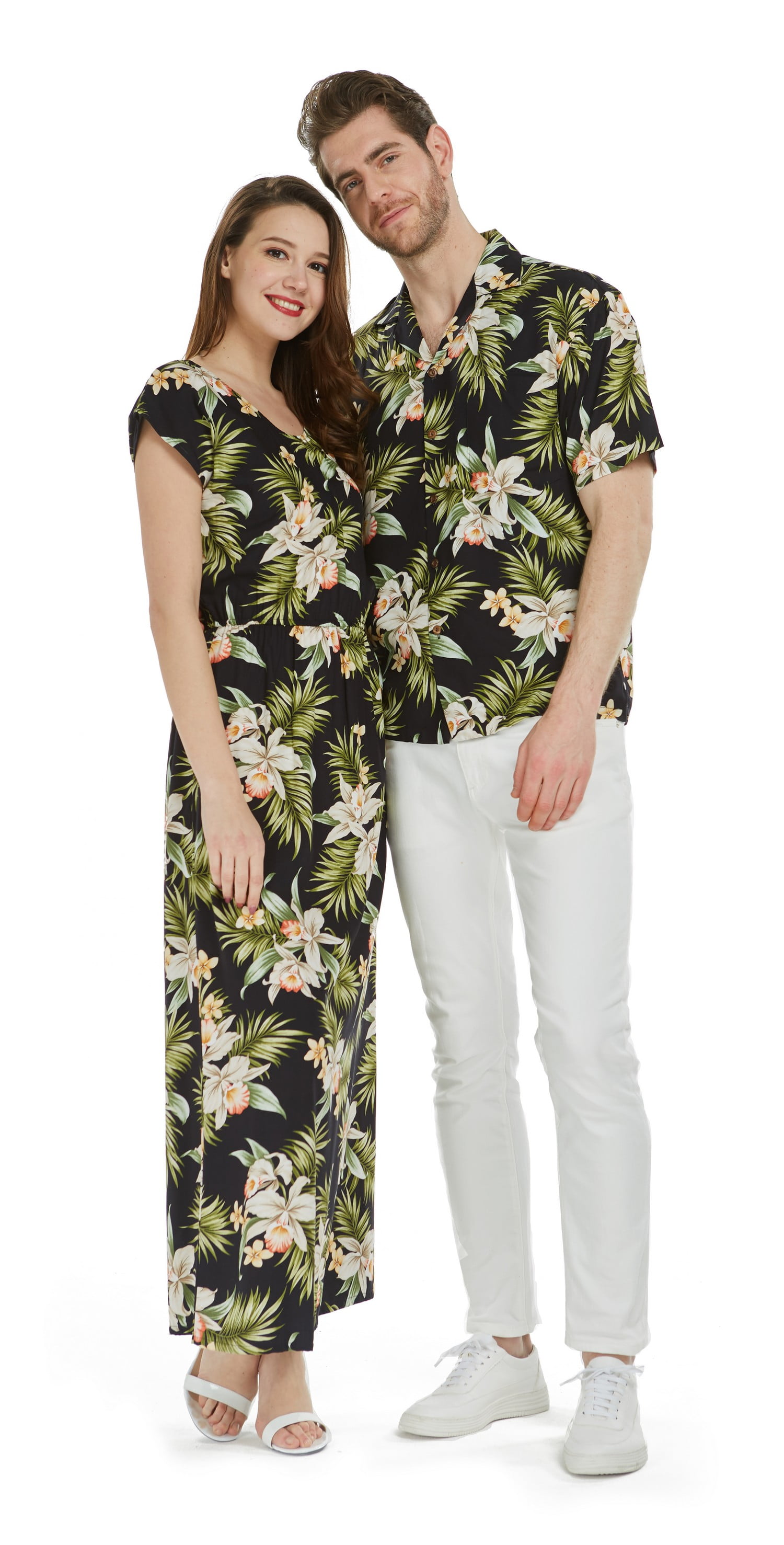 aloha print dresses