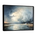 thumbnail image 2 of Designart "Ocean s Fury Tempestuous Storms II" Landscapes Floater Framed Canvas Art Print, 2 of 7