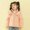 Pink, variant on FSYBOA Girls Puffer Jacket Size 10T, Short Solid Color Cotton Hooded Kids Long Sleeve Outerwear Pink