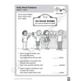 thumbnail image 2 of Evan-Moor Daily Word Problems Math, Grade 2 Student Workbook, 2 of 7
