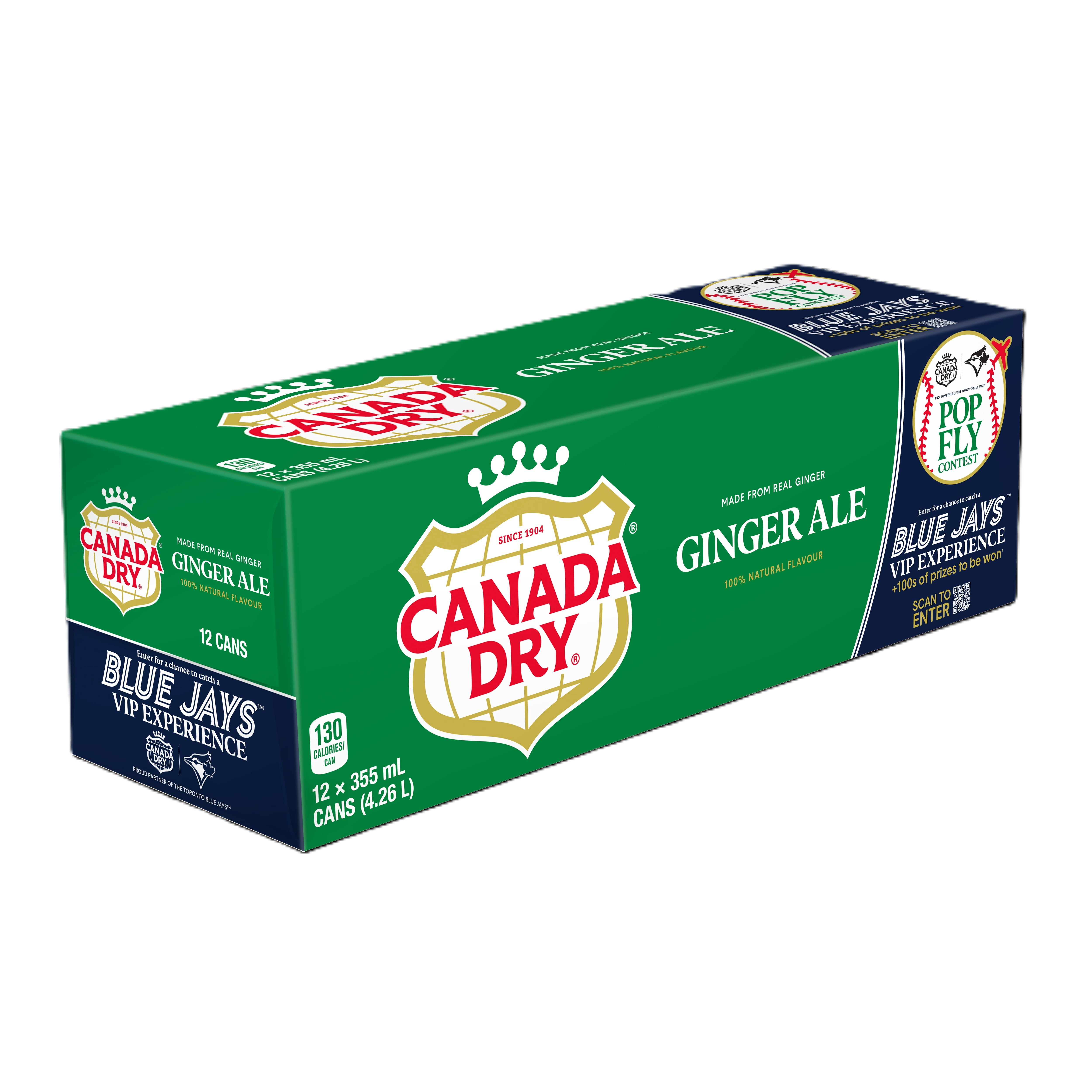 Canada Dry® Ginger Ale 355 mL Cans, 12 Pack - Walmart.ca