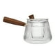thumbnail image 2 of BRIGHTFUFU 1 unid Hogar Caldera Hervidor de Cristal Tetera Té Steamer Milk Coffee Transparente Pot, 2 of 8