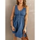 thumbnail image 2 of Vestido corto sin mangas con escote en V, vestido corto para mujer, vestido con escote en V para mujer, vestido sin mangas con escote en V, salida de alta intensidad, 2 of 4