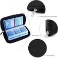 thumbnail image 6 of CHENjy Universal Memory Card Storage Wallet 22 Slots Case Holder for SD Micro Camera Photo Video Organizer Accessories Black, 6 of 7