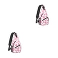 thumbnail image 4 of Minnieouse de senderismo Hebilla de plástico para un rendimiento resistente y duradero en cualquier sendero Bolso de hombro para hombre Manchas manchas rosas y blancas 2Conjunto, 4 of 6