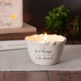 thumbnail image 4 of Pavilion - The Best Things in Life are Meant to be Shared Single Wick Ceramic Tranquility Scented Candle, 4 of 4