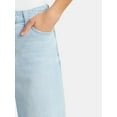 thumbnail image 5 of No Boundaries High Rise Baggy Wide Leg Jeans, 34" Inseam, Women’s and Women's Plus, 5 of 5