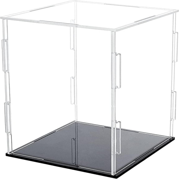 1set Acrylic Display box for Model Display Clear 11x11x0.2cm