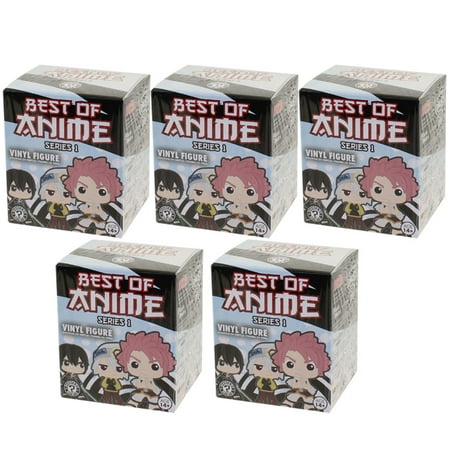 Funko Mystery Minis Vinyl Figures - Best of Anime Series 1 - Blind Packs (5 Pack (Best Anime On Crackle)