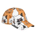 thumbnail image 3 of Balery Funny Cats Baseball Cap For Women Men,Adjustable Size For Running Workouts And Outdoor Activities All Seasons, 3 of 9