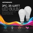 thumbnail image 2 of Artograph 2 Pack 25W LED Bulbs EZ Tracer LED Tracer Projector, Bulbs Only, White, 2 of 6