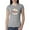 Heather Grey, variant on Floral Nurse Appreciation Pop Culture Womens Slim Fit Junior Tee, Heather Grey, Medium