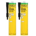 thumbnail image 1 of Sellador de silicona STANLEY S 421 multiusos, 300 ml, transparente, paquete de 2, 1 of 6