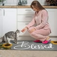 thumbnail image 4 of Kitchen Rugs and Mats Non Skid Washable Vintage Sunflower Board Kitchen Mat and Rug Set,Floor Cushion Waterproof Rug,Rubber Backed Area Rugs for Kitchen Laundry, 4 of 7