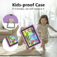thumbnail image 7 of Easyonlife Kids Tablet 10 Inch 64GB Android 14 Tablet for Kids Ages 3-12 with WiFi, Google Kids Space Parental Control APP Children Tablets with Case Purple, 7 of 7