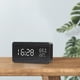 thumbnail image 4 of Reloj despertador Digital LED de madera alimentado por USB/AAA, reloj de mesa con temperatura, humedad, Control de voz, Snooze, relojes electrónicos de escritorio, 4 of 4