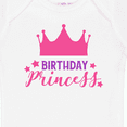 thumbnail image 4 of Inktastic Birthday Princess, Crown, Stars - Pink Purple Girls Baby Bodysuit, 4 of 5