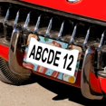 thumbnail image 5 of Bacon Eggs Sausages Breakfast Food Pattern License Plate Frames 2 PCS Cartoon Food Design License Plate Cover License Plate Novelty License Plate Frame Fits All Car License Plate Cover, 5 of 6