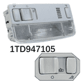 thumbnail image 5 of Overhead Consoles For VW Passat 1998-2005, For VW Golf 1999-2004, For VW Jetta 1999-2004, Overhead Console With Reading LED Map Dome Light 1TD947105-grey, 5 of 6
