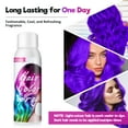 thumbnail image 2 of Temporary Hair Color Spray DIY Hair Color Spray, Hair Color Spray, Fast Dyeing, Easy Wash Out for Party, Fancy, Cosplay, Suitable for Men Women- 100ml(Purple), 2 of 8