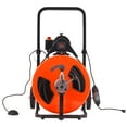 BENTISM Drain Cleaner Machine 100ft x 3/4 in, Electric Drain Auger 1800