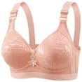 thumbnail image 1 of Abcnature Bras for Women Plus Size Thin Comfortable Breathable Push-up Adjustable Bras, 1 of 2