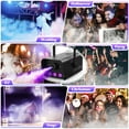 thumbnail image 3 of Fog Machine 500W RGB LED Smoke Machine Stage Lighting Effect with Remote Control for Halloween Wedding DJ Show Concert Bar Party, 3 of 7