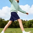 thumbnail image 7 of Kids Shorts Athletic Running Navy Shorts Elastic Summer Clothes 5-6 Years, 7 of 7