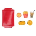 thumbnail image 4 of Juego de papas fritas ANGGREK para hamburguesas de Casa de muñecas Comida rápida hermoso diseño resina realista a escala 1/12 para accesorios de Comida, 4 of 8