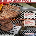thumbnail image 4 of BBQ Grilling Accessories - Fathers Day Gifts for Dad - Heavy Duty Barbecue Grill Tools Utensils Set for Outdoor Grill with Spatula, Fork, Brush, Tongs Grilling Gift for Men Him Husband, 4 of 6