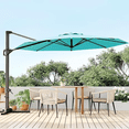 thumbnail image 6 of 10ft Cantilever Patio Umbrella,360-Degree Rotation  Outdoor Sun Shade with Cross Base,Wind and Rainproof Parasol for Garden, Backyard, Deck, Pool, 6 of 7
