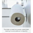 thumbnail image 5 of Yamazaki Home  Magnetic Paper Towel Holder, Steel, Holds 2.2 lbs - L 2.95 x W 3.15 x H  11.42 inches White, 5 of 7