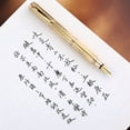 thumbnail image 2 of YeekTok 1 Pc Moonman Brass Slub Fountain Pen Metal Travel Pocket Short Ink Pen F Nib 0.5mm, 2 of 10