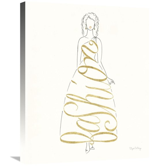 Global Gallery's 'Stylish Sayings III' By Elyse DeNeige Stretched Canvas Wall Art