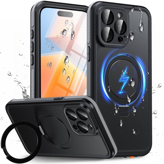 Funda impermeable Oterkin Magnetic para iPhone 15 Pro 6.1" IP68