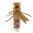 thumbnail image 3 of Wishing Bottle Glass Empty - 10PCS Transparent Message Jar Mini Candy Bottle, 3 of 10