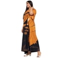 thumbnail image 4 of Oussum Moutarde Tribale Grande Taille Polyester Longues Robes Caftans pour Femmes, 4 of 7