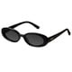 thumbnail image 1 of Gafas de sol mosanana Retro Oval Black para mujer UV400 MS52360, 1 of 7