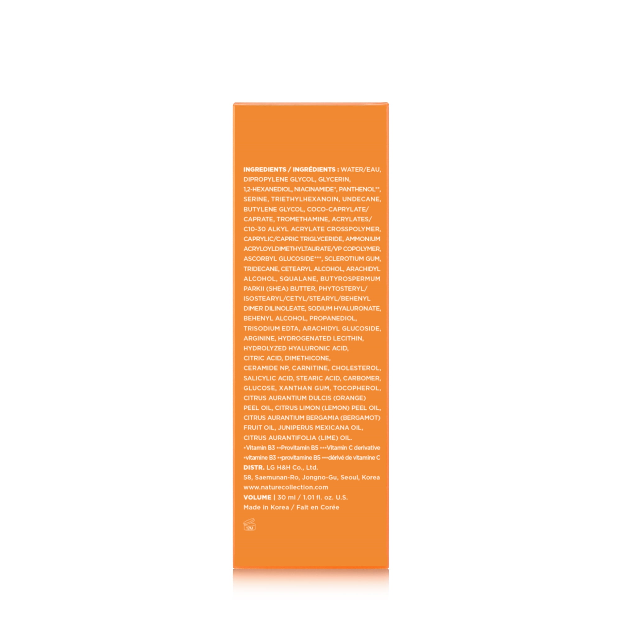 Sérum illuminateur Vitamin C The Face Shop avec acide hyaluronique et niacinamide, pour les taches foncées, la peau terne et le teint inégal – beauté coréenn