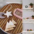 thumbnail image 3 of Farfi 3 unids / set Nordic Style Style Triángulo en forma de niños Decoración de dormitorio adornos Farfi 21001997, 3 of 6